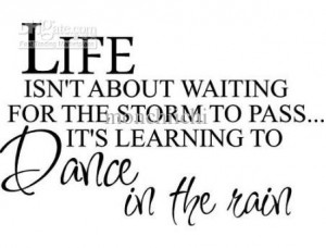 ... for the storm... Wall Sticker Vinyl wall quotes home art decor decal