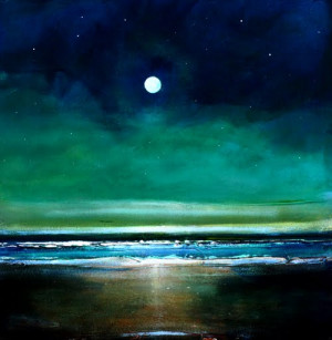 SOLD! Todays original painting is for a beautiful nighttime acrylic ...