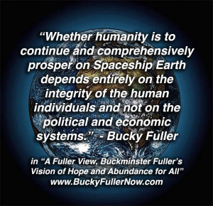 Buckminster Fuller, Bucky Fuller, Livingry, A Fuller View, Spaceship ...
