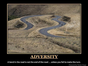 Adversity causes some men to break, others to break records ...