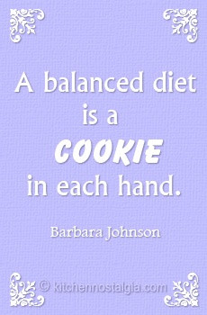 balanced diet...