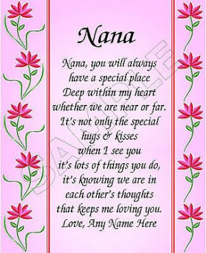 Mother Day Poems For Nana