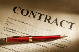 Where does contract law fit within the law?