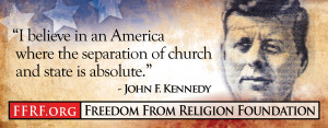 Atheist Billboard Quoting John F. Kennedy Goes Up in Lubbock, Texas