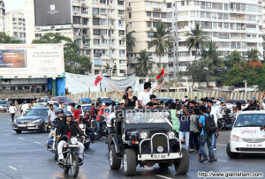 Kiara Advani & Vijender Singh at a superbike rally for FUGLY ...