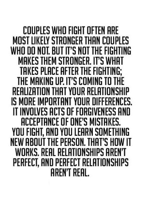 likely stronger than couples who do not, but it’s not the fighting ...