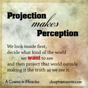 ACIM - Projection makes perception
