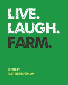 Farm. 'Nuff Said. Credit: AgricultureImpressions #agriculture #quotes ...