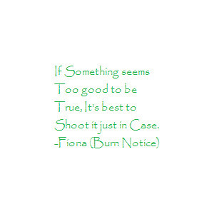 Burn Notice Fiona Quote- use