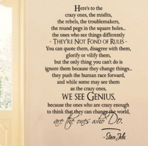 Steve Jobs Graduation Quote; 