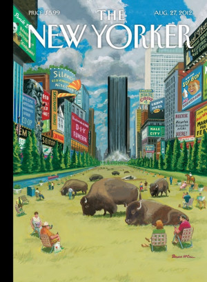 Greater, Greener New York, by artist Bruce McCall