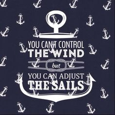 you can t control the wind but you can adjust the sails