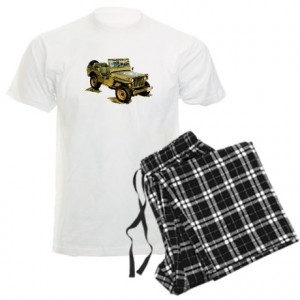 4X4 Gifts > 4X4 Mens > Willys Jeep Men's Light Pajamas