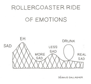 roller coaster ride of emotions