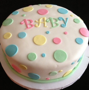 saying for baby shower cake