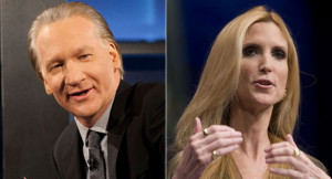 Bill Maher and Ann Coulter are pictured. | AP Photos