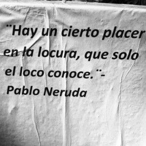 crazy, insane, neruda, pleasure, quotes, spanish quotes, text