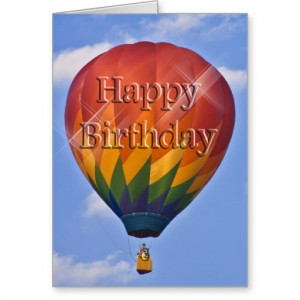 ... are the happy birthday gifts greeting cards hot air balloon Pictures