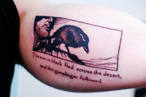 The Gunslinger - The Dark Tower series tattoo - Contrariwise: Literary ...