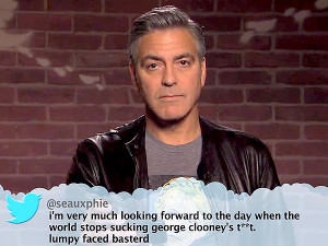George Clooney, Matt Damon, Jon Hamm Read Mean Tweets on Jimmy Kimmel ...