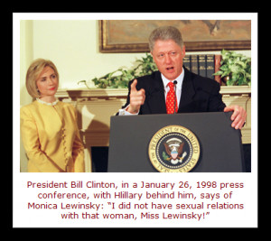 fireworks, the “Lewinsky Scandal” involving President Bill Clinton ...