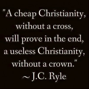 Ryle quote. Necessity of a pure Gospel.