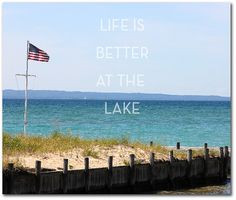 ... Life is the Life for Me Printable Rustic Cabin 8 x 10 Summer Lake Life