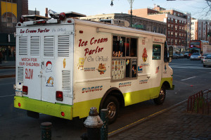Ice cream truck just pulled up on the Land of Harlem Heritage Tours