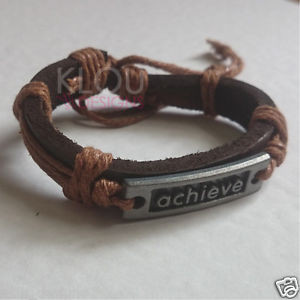 ... -Rebel-Wear-Metal-Leather-Cord-Bracelets-Inspirational-Quotes-Love
