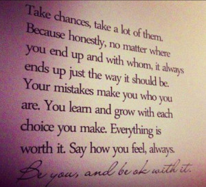 taking chances is such a hard quotes about taking chances in love