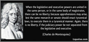 body of magistrates, there can be no liberty; because apprehensions ...