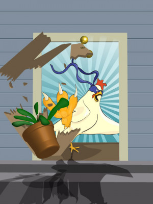 Well here’s one chicken that isn’t… a chicken.