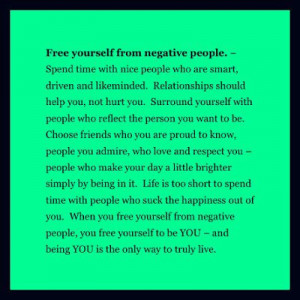Free yourself.