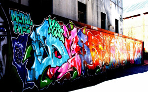 Colors Wall Graffiti
