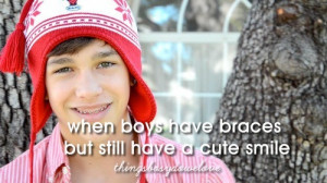 ... for this image include: couple, austin mahone, boys, braces and cute