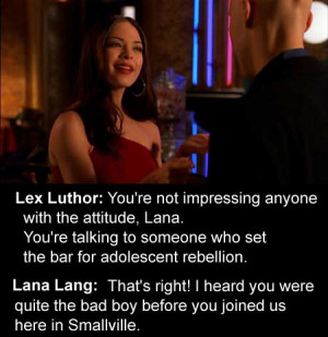 Lex Luthor is a Nietzschean Episcopalian on the TV series Smallville