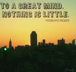 Sherlock Holmes Quote #quotes