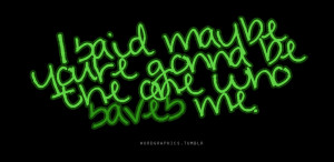 Wonderwall - Oasis Request for imthatnicegirl