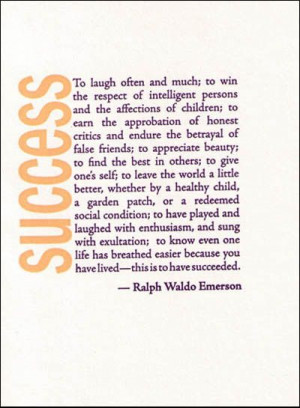 ... Quotes, Emerson Quotes On Success, Inspiration, Success Day Quotes