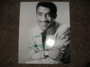 Image Of Sammy Davis Jr Autographed 8x10 Photo picture