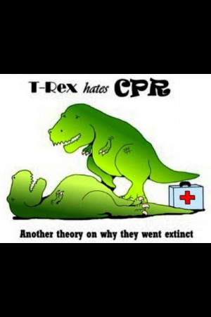 Learn CPR. I just hated practising on those dummies years ago, was ...