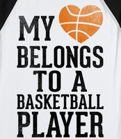 Basketball Quotes For Girls T Shirts Player (baseball tee)