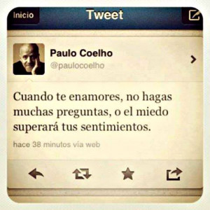 Paulo Coelho frases quotes spanish amor