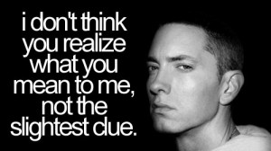 Eminem Slim Shady Face Quote - Inspirational Picture Quotes