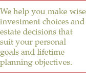 at Piscataqua Savings Bank's Trust & Investment Department to help you ...