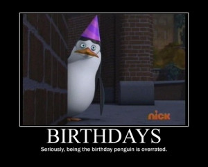 Happy Birthday Penguins Madagascar Style