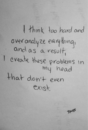 ... quote, quotes, realize, saying, sayings, stop analyzing, stupid, text