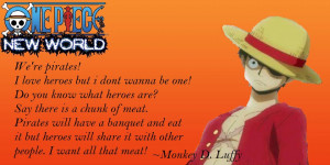 One Piece Luffy Quotes