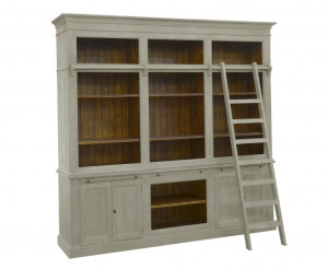 Landelijke Meubelen Boekenkast Met Trap