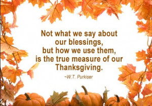 Wishing you a lovely Thanksgiving holiday. As I have many things for ...